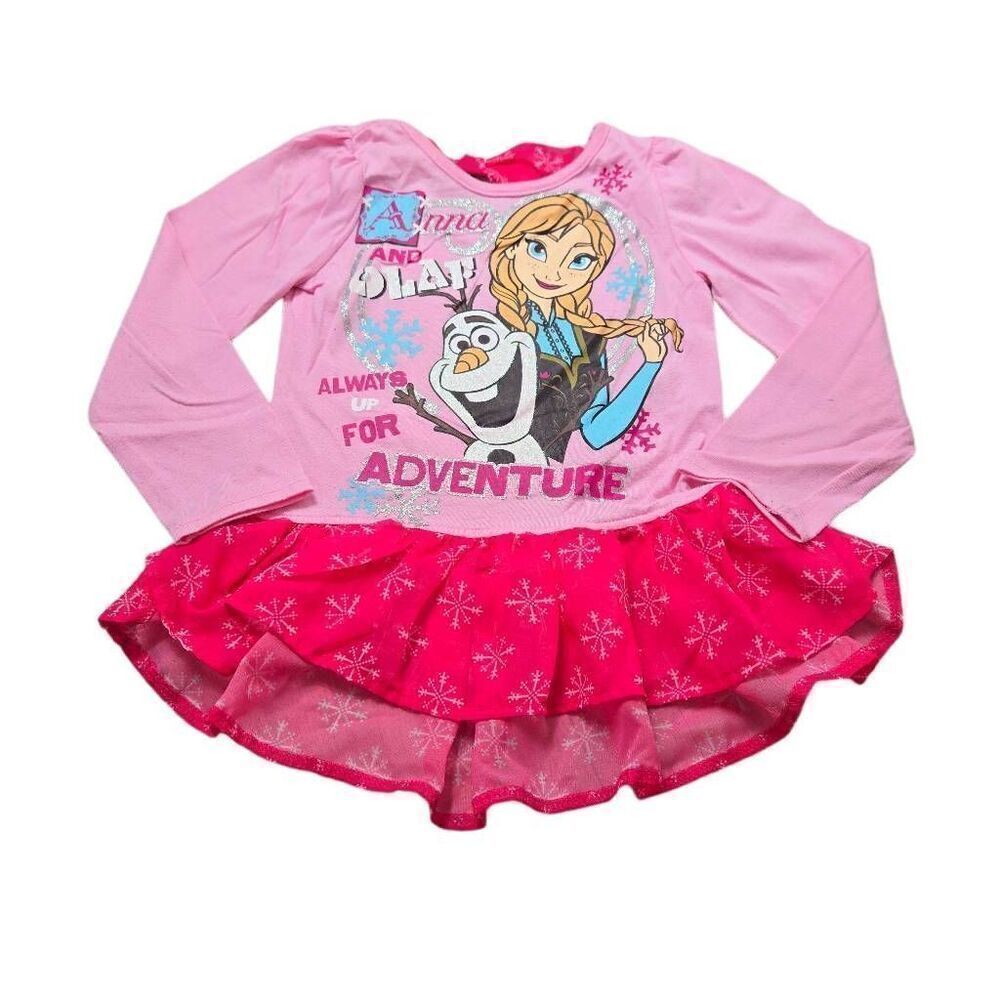 Disney Frozen Anna and Olaf longsleeve hi-lo shirt 6